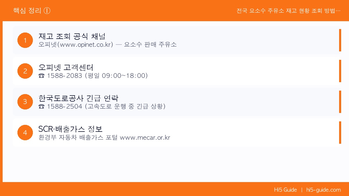 전국 요소수 주유소 재고 현황 조회 방법과 저렴하게 구매하는 팁 핵심 정리 1