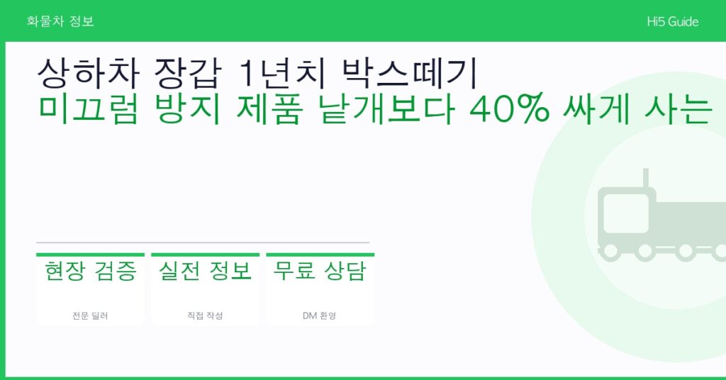 상하차 장갑 1년치 박스떼기 — 미끄럼 방지 제품 낱개보다 40% 싸게 사는 법