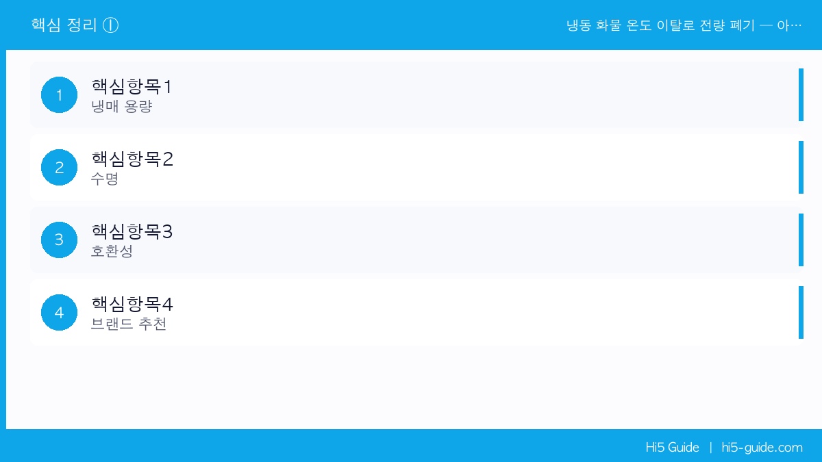냉동 화물 온도 이탈로 전량 폐기 — 아이스팩 박스떼기 대량 구매 가이드 핵심 정보