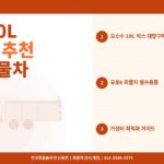 요소수 10L 박스떼기 추천 – 유로6 화물차 AdBlue 가성비 대량구매 가이드